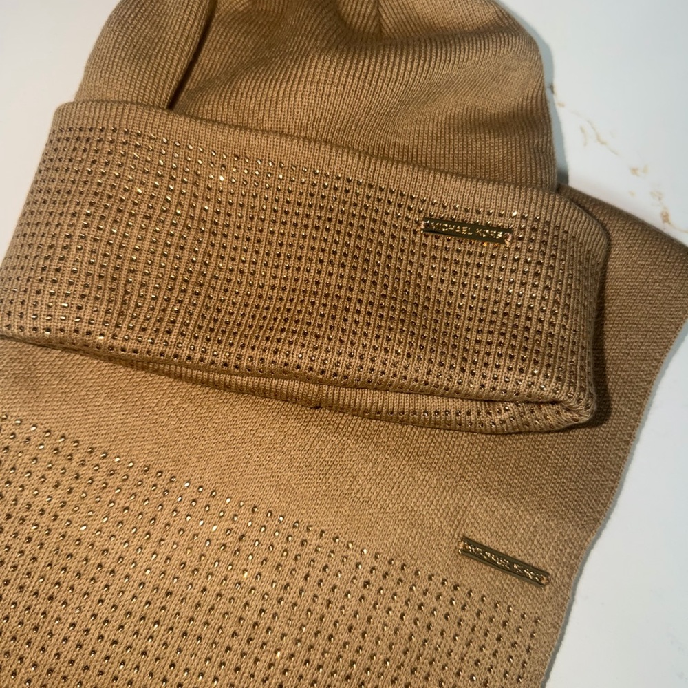 Michael Kors Women’s Brown Scarf & Beanie